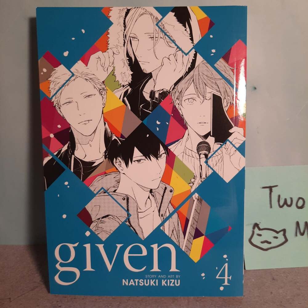 📚Given Vol. 4 Official English Manga Natsuki Kizu Yaoi